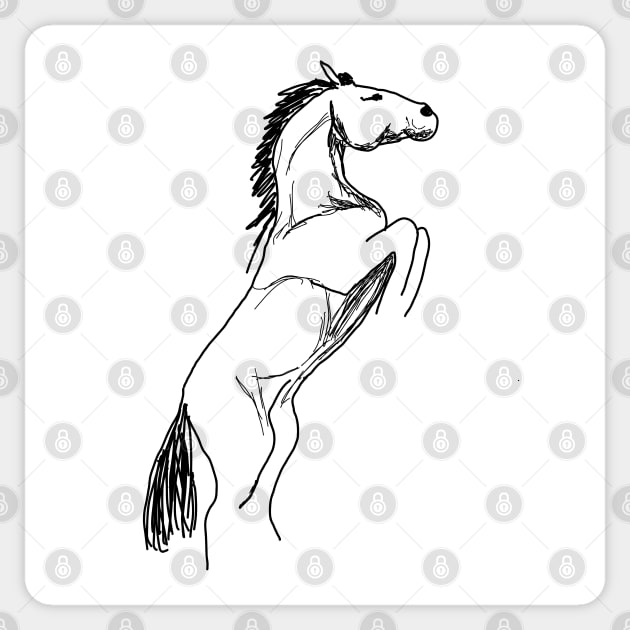 Horse Sticker by Noamdelf06